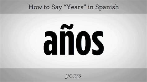 yr espa|Year in Spanish .